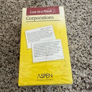 1999 Emmanuel Law In A Flash Flashcards Corporation Wolters Kluwer NWT